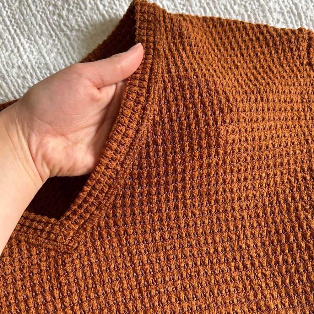 Small Auburn Sweet Lilac V-Neck Sweater